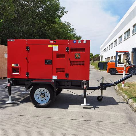 15kva 20kva 25kva Small Mobile Type 3 Phase Water Cooled Silent Diesel