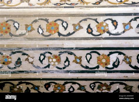 Pietra Dura Precious Stones Marble Inlay Work Taj Mahal Agra Uttar