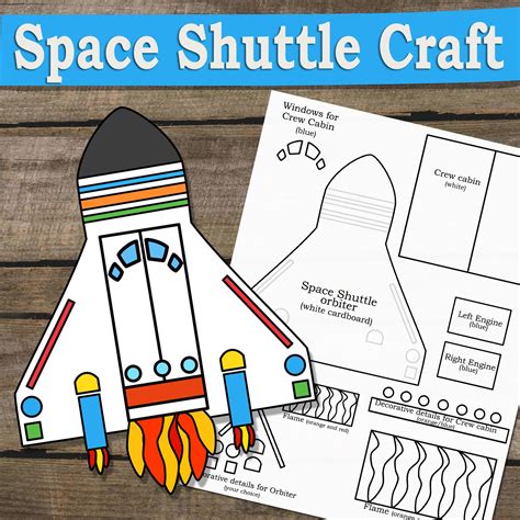 Space Shuttle Paper Patterns