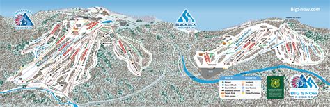 Big Snow Resort - Blackjack Trail Map | OnTheSnow