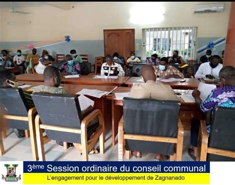 3è Session ordinaire du conseil communal de Zagnanado Quitus au