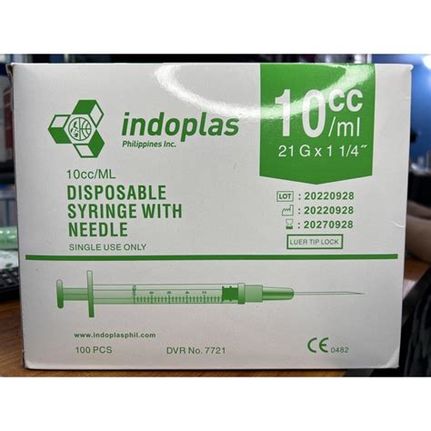 Box Disposable Syringe Cc Cc Cc Cc Per Box Shopee Philippines