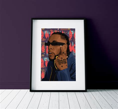 Burna Boy Poster Etsy