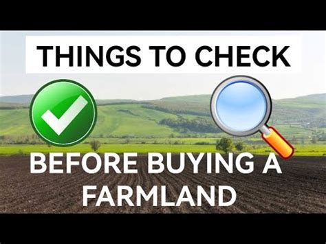 Important Things You Must Check Before Buying A Farmland YouTube