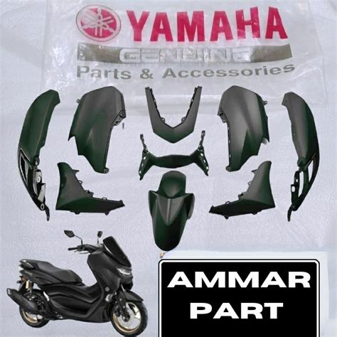 Jual Paket Body Halus Full SET All New NMax 155 Warna Hitam Doff Halus