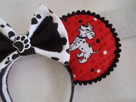 Handmade 101 Dalmatians Mouse Ears Headband 101 Dalmations Etsy