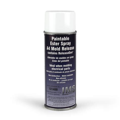 IMS Company Mold Release Ester Spray A4 Paintable Water Washable