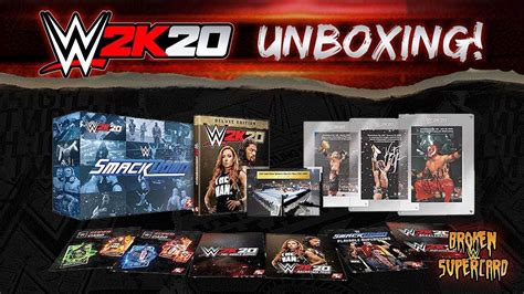 UNBOXING SmackDown WWE 2K20 Edition Youtube Debut YouTube