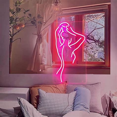 Custom Neon Sign Sexy Womans Back Neon Sign Wall Decor Etsy