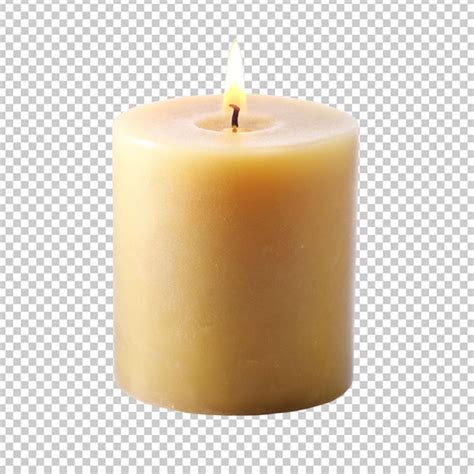 Premium Psd Candle Isolated On Transparent Background