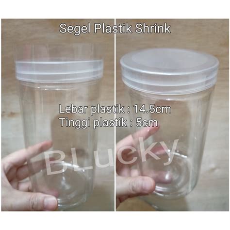 Jual Segel Plastik Shrink Toples Tabung Diameter Tutup Cm Ukuran