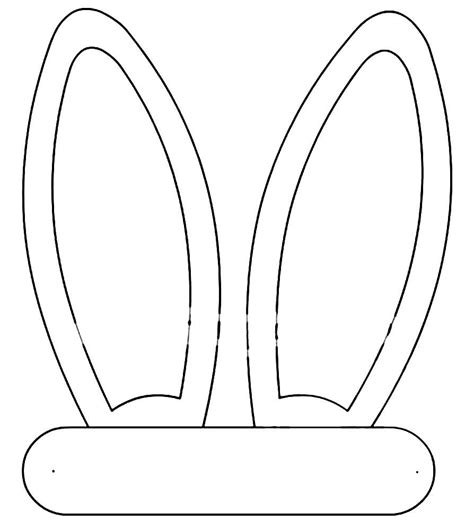 Orelhas De Coelho Desenho - Moldes de Orelhas de Coelho para Imprimir - Dicas Práticas