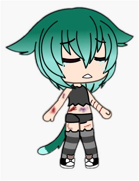 Gachalife Cuts Depression Sad Gacha Life Sad Face Hd Png