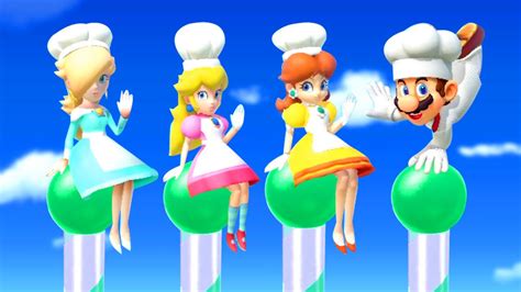 Super Mario Party Unlock All Characters Chef Costumes YouTube