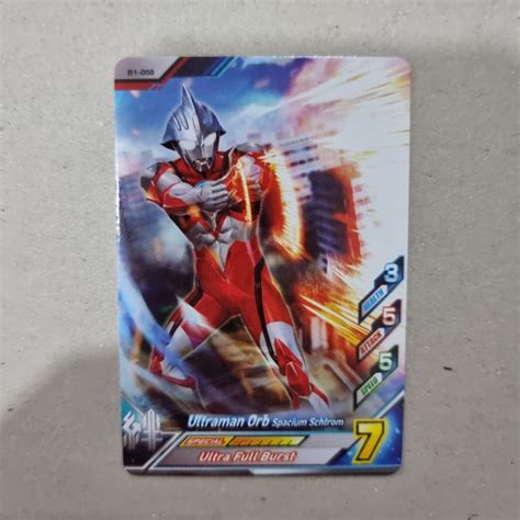 Jual Ultraman Fusion Fight Card B Ultraman Orb Spacium Schtrom