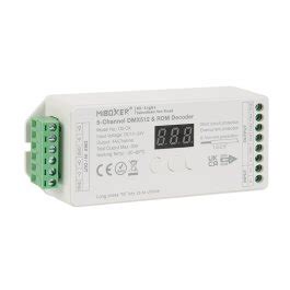 5 Channel LED DMX512 And RDM Decoder 4 A CH Digital Display 12 24