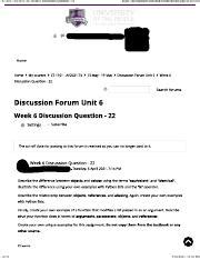 Discussion Forum Unit Cs Pdf Cs Ay T Week