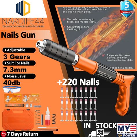 5 Year Warranty Rivet Gun Tufting Gun Manual Steel Nails Gun 73mm Nails Steel Wall Anchor Wire