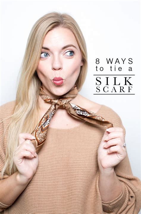 Ways To Tie A Silk Scarf Color By K