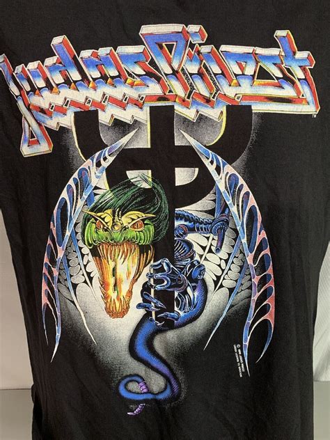 Judas Priest T Shirt Medium 2 Sided Vintage 1990 Painkiller Tour Concert Nice Ebay