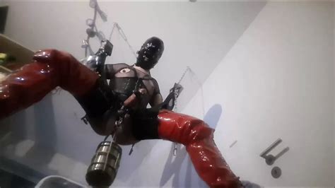 Suspended Hanging Sissy Slave Slut Cock Milking Titplay Gay BDSM BDSM Porn XHamster