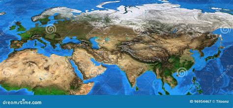 Map Of Europe And Asia