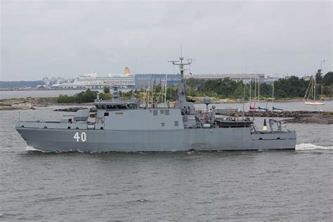 Finland Katanpää class coastal mine hunter FNS Katanpää in Helsinki