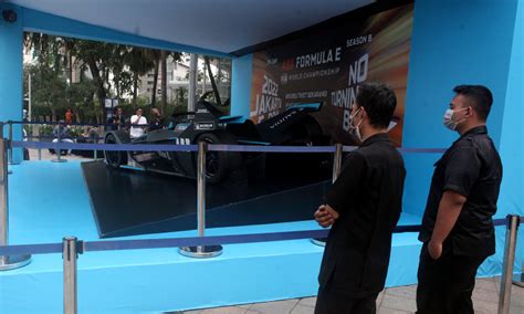 Caritau Replika Mobil Formula E Jakarta Dipamerkan Sampai Juni