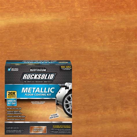 Find Your Perfect Amaretto Rust Oleum RockSolid Metallic Floor Coating