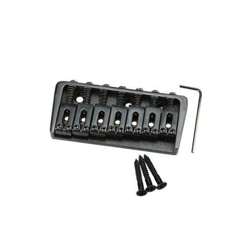 7 STRING HARDTAIL BRIDGE HIPSHOT STYLE BLACK