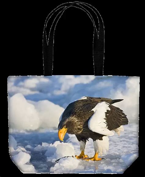 Tote Bag Of Stellers Sea Eagle Haliaeetus Pelagicus