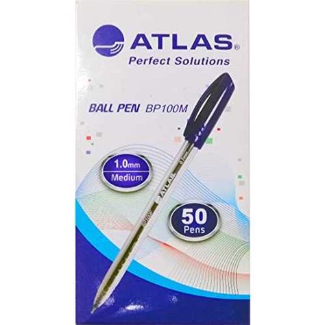 Atlas Perfect Solution Ball Pen 1 0mm Box Of 50 Pcs