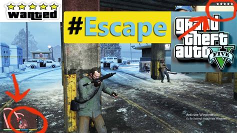 GTA 5 Mission Robbery 5 Star Police Escaping Filmy Scene YouTube