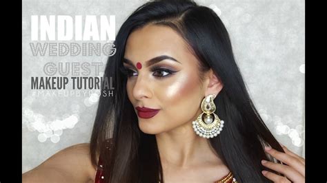 Tutorial Indian Wedding Guest Makeup Just Rosh Youtube