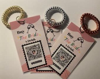 Venmo QR Code Venmo Bachelorette Bracelet Buy The Bride A Etsy