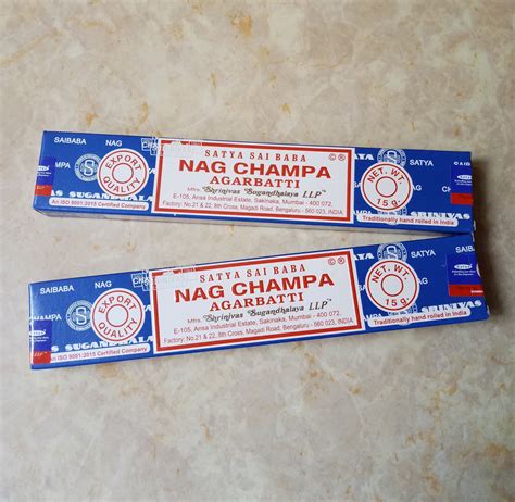 Satya Sai Baba Nag Champa Agarbatti Incense Sticks Nag Champa Etsy