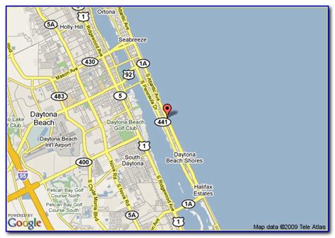 Map Of Daytona Beach Shores Hotels | prosecution2012