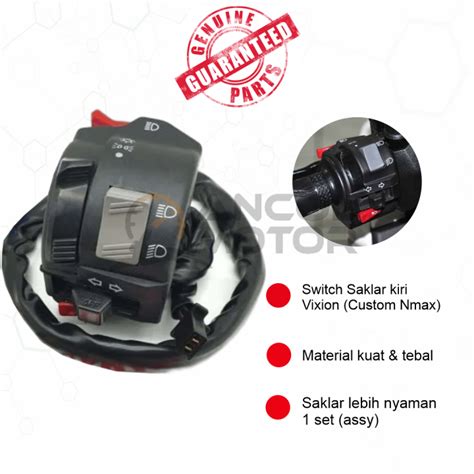 Saklar Kiri Vixion Lama Rubahan Nmax Aerox Custom Switch Tombol Lampu