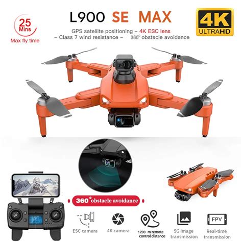 Dron Profesional L Pro Se Max Con Gps Cuadric Ptero Con C Mara Hd