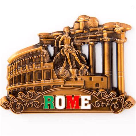 Metal Fridge Magnet Italy Rome Colosseum Aka Coliseum Aka Flavian