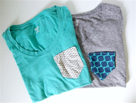 Diy Pocket Tee · How To Make A Pocket T Shirt · Sewing On Cut Out Keep