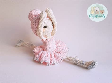 Häkelanleitung Amigurumi Ballerina Amy Flexible Ballerina Puppe