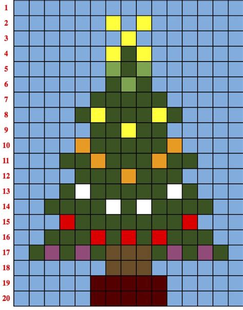 Albero Maestro Mirko Pixel Art Attivit Geometria Porcellini