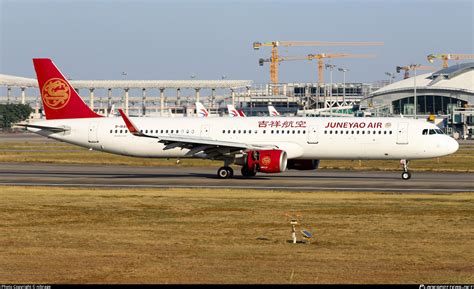 B 1645 Juneyao Airlines Airbus A321 211 WL Photo By Nibrage ID