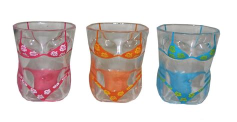 Verre Bikini Shot x3 Art de la table Rue de la Fête