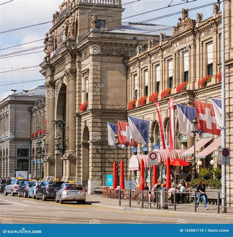 Building of the Zurich Main Railway Station Editorial Stock Photo ...