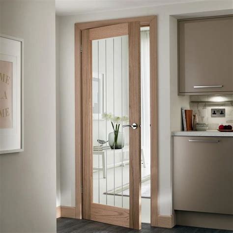 Howdens Genoa Oak Pre Finished Clear Glazed Door Artofit