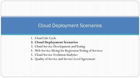 Cloud Service Lifecycle Management Ppt