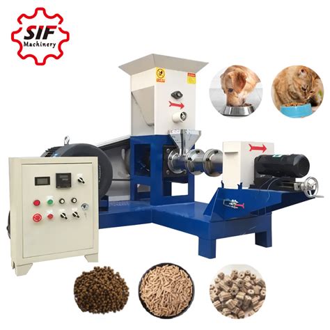 Animal Poultry Cattle Chicken Fish Feed Pellet Making Machine Floating