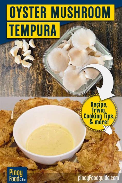 Oyster Mushroom Tempura Recipe | Pinoy Food Guide